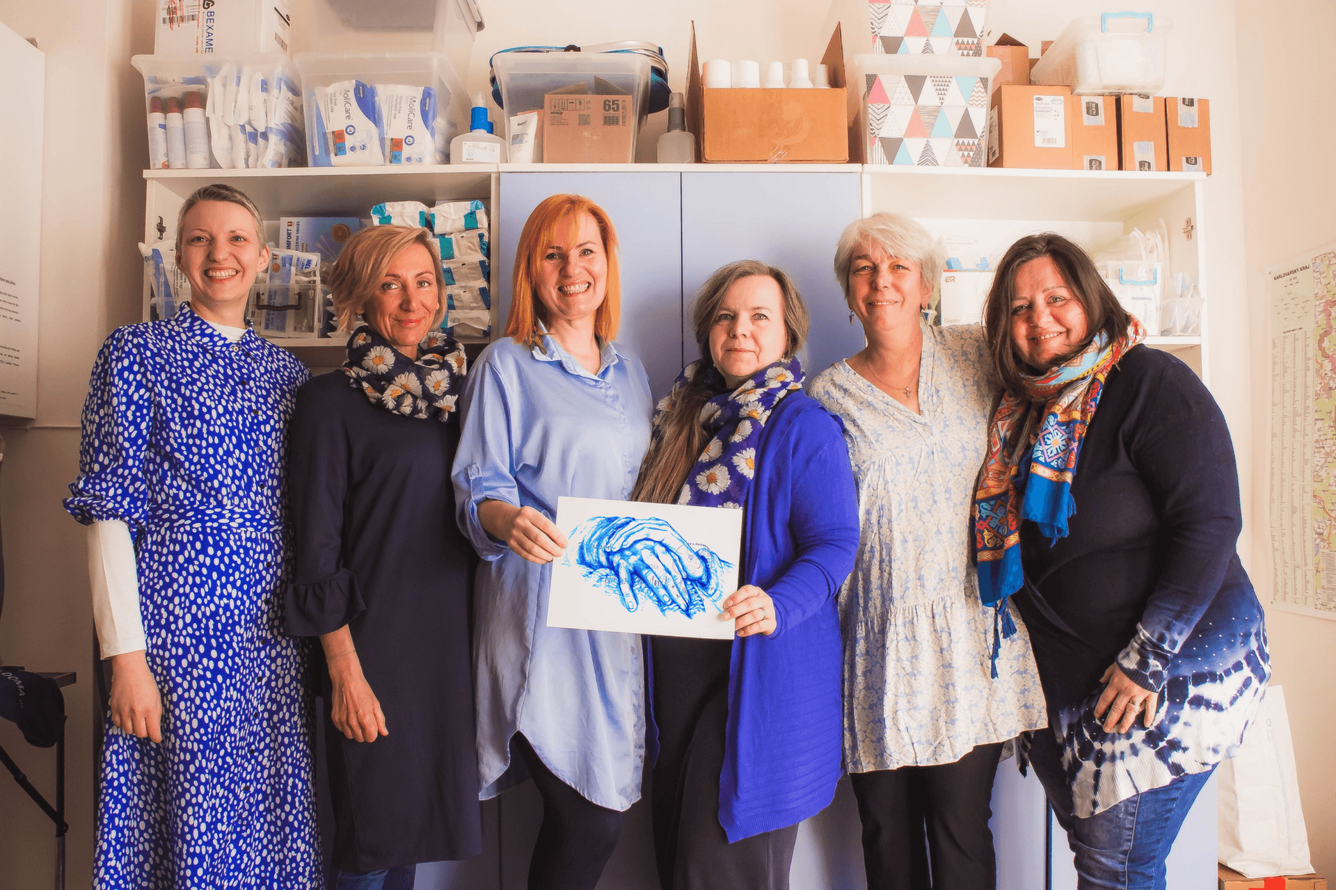 Skupinová fotografie týmu Hospicu sv. Jiří