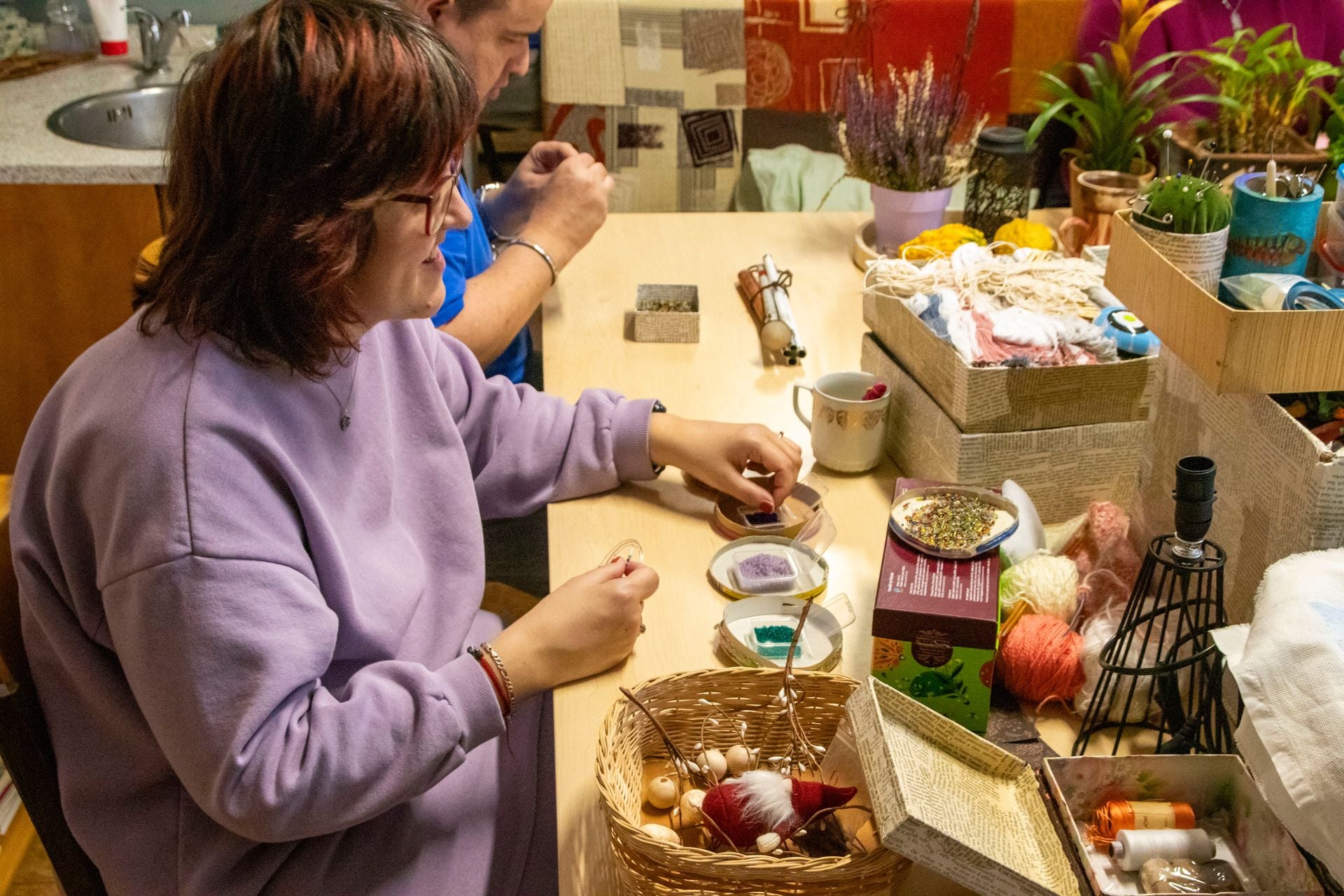 Fotografie z terapeutické dílny